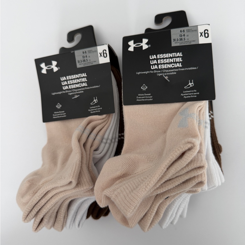 Under Armour 12 Pairs Womenâs No Show Socks Nwt